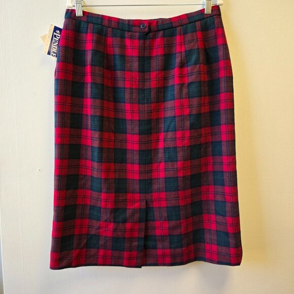 NWT Vintage Pendleton Classic Old Money Preppy Academia LindsayTartan Plaid Wool - Picture 2 of 11